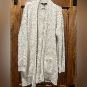 Cyrus Heavy Cream Knit Cardigan